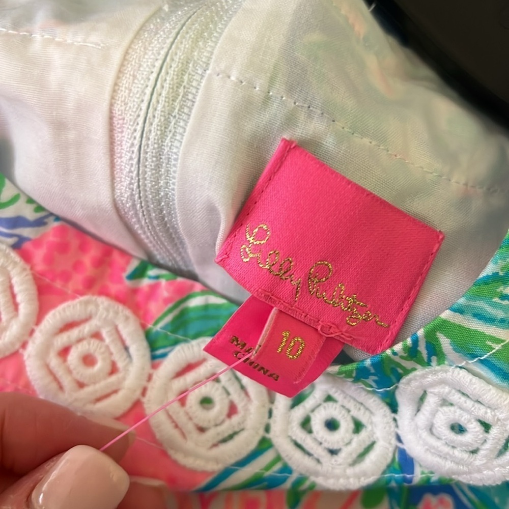 Lilly Pulitzer girls little Lilly classic shift dress Multi Swizzle sizes 7& 10 - Picture 12 of 12